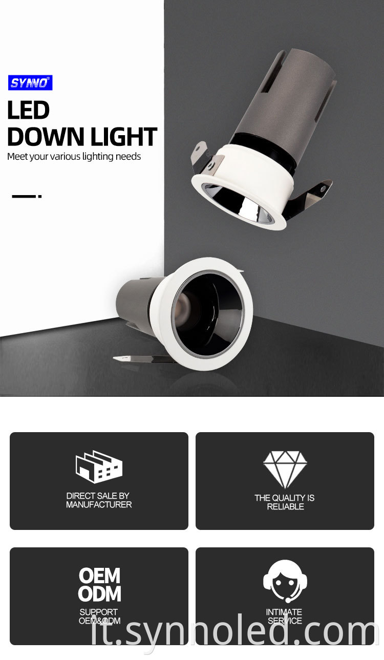 3w 5w 7w Downlight Details From Synno Lighting